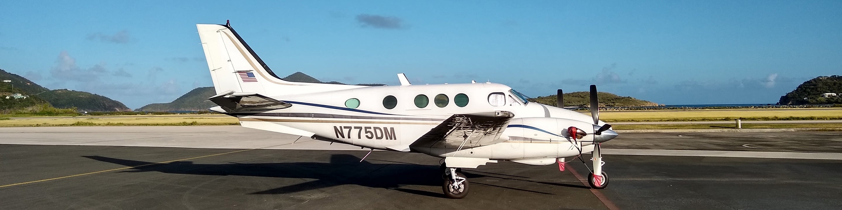 Bode Aviation Aircraft N775DM at Beef Island
