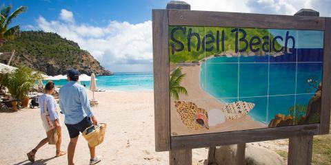 Shell Beach in St Maarten