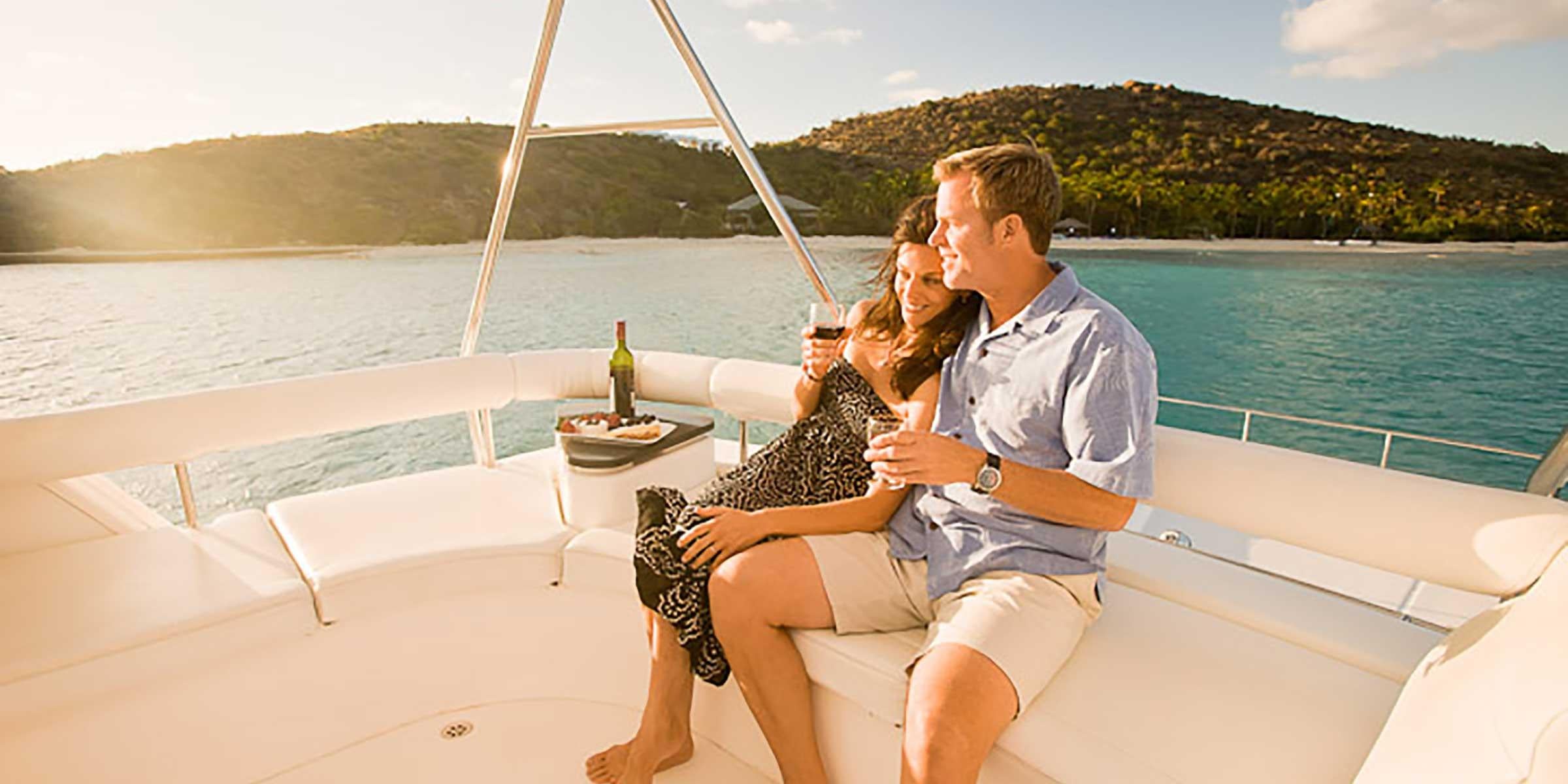 Couple on Romantic Yacht Getaway BVI